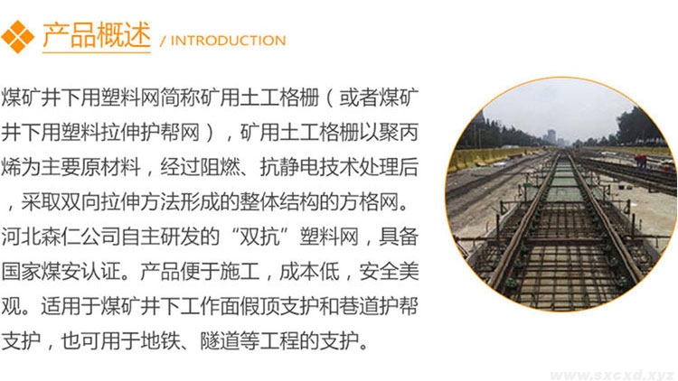 雙向礦用塑料網(wǎng)假頂帶